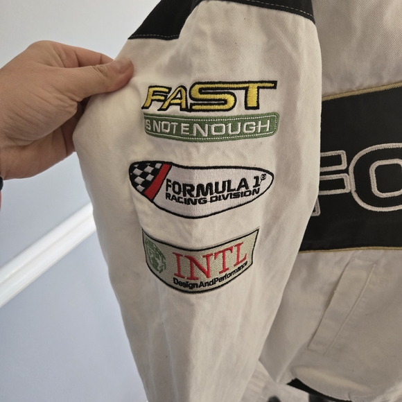 White & Black 'Formula' Motorsport Jacket - The Pinnacle of Motorsport - Picture 3 of 8